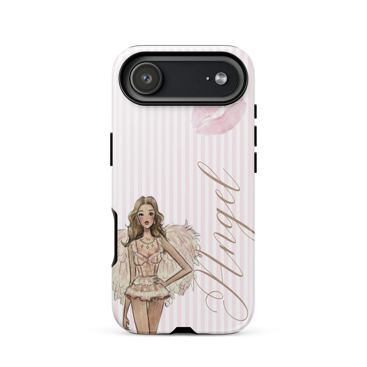 Pink Angel Case for iPhone stylish mobile accessory