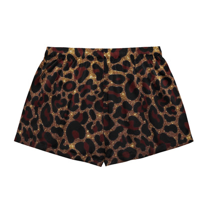 Gold x Red Leopard Print Women&