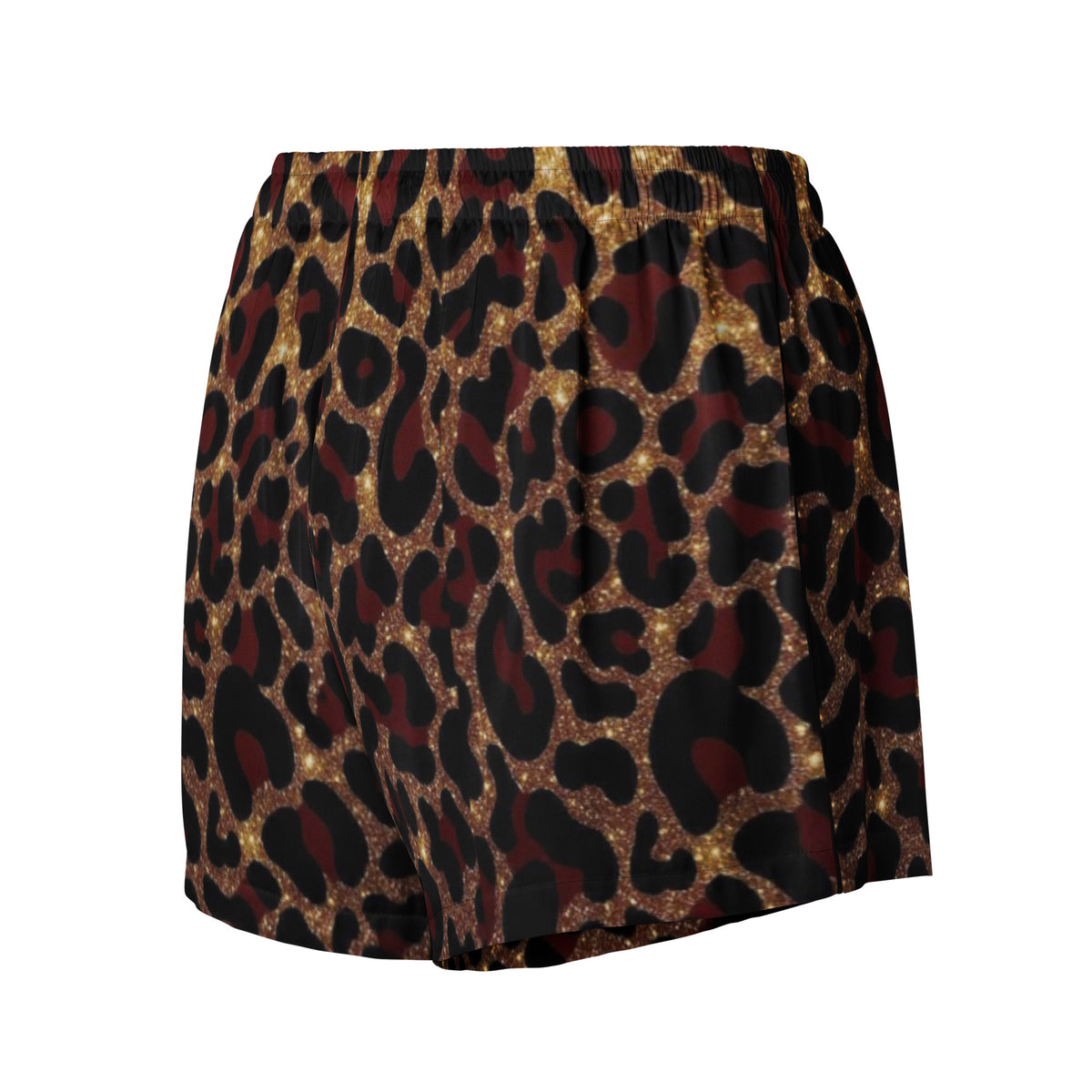 Gold x Red Leopard Print Women&