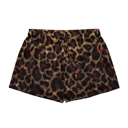 Gold x Red Leopard Print Women&