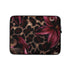 Leopard Floral Print Laptop Cover premium protective sleeve