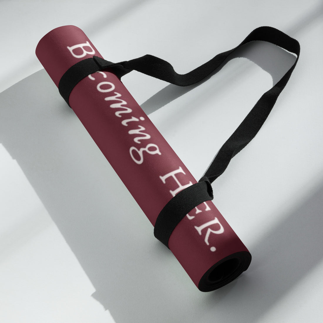 Becoming Her Yoga Mat stylish yoga accessory